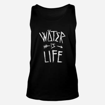 Standing Rock Water Is Life No Dapl Unisex Tank Top - Seseable