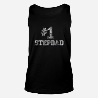 Stepdad Step Dad Number One Fathers Day Unisex Tank Top - Seseable