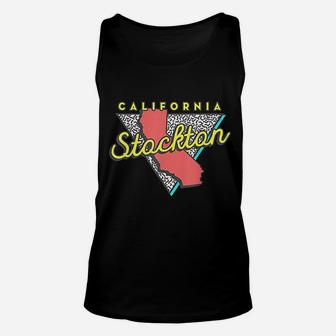 Stockton, California State Pride Hometown Vacay Family Unisex Tank Top - Seseable