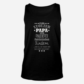 Stolzer Papa fantastischer Kinder Unisex TankTop, Beste Idee für Vatertag - Seseable