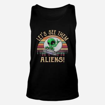 Storm Area 51 Lets See Them Aliens Vintage Shirt Unisex Tank Top - Seseable