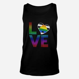 Straight Ally Flag Love Lgbt Pride Unisex Tank Top - Seseable