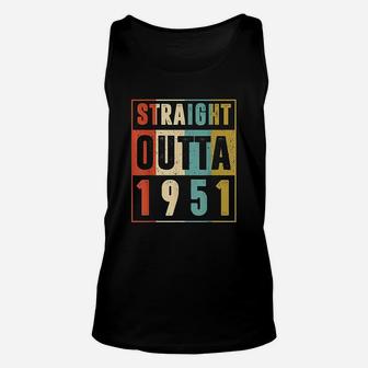 Straight Outta 1951 Vintage Unisex Tank Top - Seseable