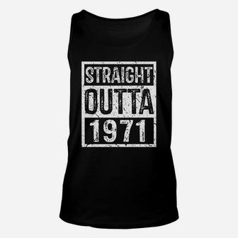 Straight Outta 1971 Vintage 51st Birthday Gift 51 Year Old Unisex Tank Top - Seseable