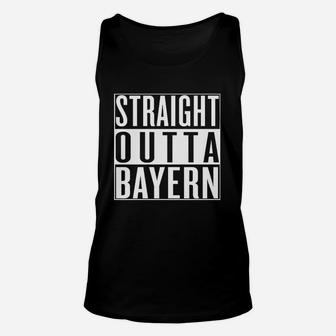 Straight Outta Bayern Unisex TankTop, Hip-Hop-Stil Schwarzes Tee - Seseable