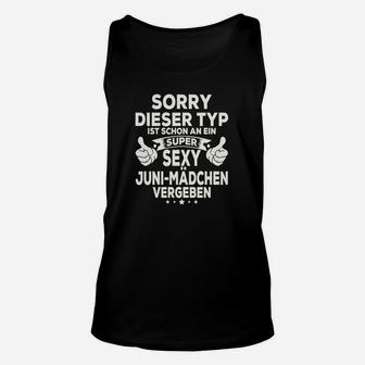 Super Sexy Juni-Mädchen Unisex TankTop, Lustiges Geburtstags-Outfit - Seseable