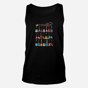 Superb Selection Guitar Life Is Full Of Important Choices Unisex Tank Top - Seseable