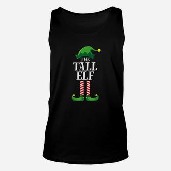 Tall Elf Matching Family Group Christmas Party Unisex Tank Top - Seseable