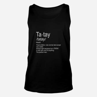 Tatay Filipino Dad Unisex Tank Top - Seseable