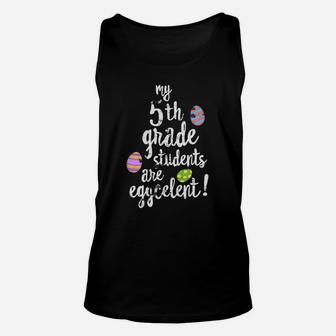 Teacher Easter My 5th Grade Students Distressed Unisex Tank Top - Seseable