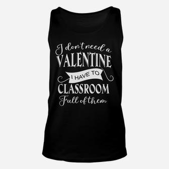 Teacher Valentines Day Valentines Day Gift Unisex Tank Top - Seseable
