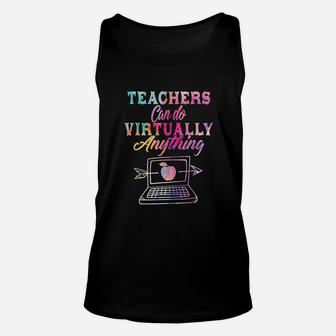 Teachers Can Do Virtually Anything Virtual Teacher Unisex Tank Top - Seseable
