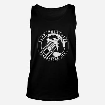 Team Chemtrail Operations Div Funny Aviation Pilot Unisex Tank Top | Seseable UK