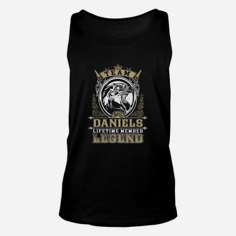 Team Daniels Lifetime Member Legend -daniels T Shirt Daniels Hoodie Daniels Family Daniels Tee Daniels Name Daniels Lifestyle Daniels Shirt Daniels Names Unisex Tank Top - Seseable