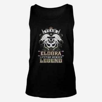 Team Eldora Lifetime Member Legend -eldora T Shirt Eldora Hoodie Eldora Family Eldora Tee Eldora Name Eldora Lifestyle Eldora Shirt Eldora Names Unisex Tank Top - Seseable