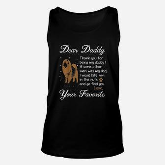 Thanks For Being My Daddy Your Favorite Keeshond Unisex Tank Top - Seseable