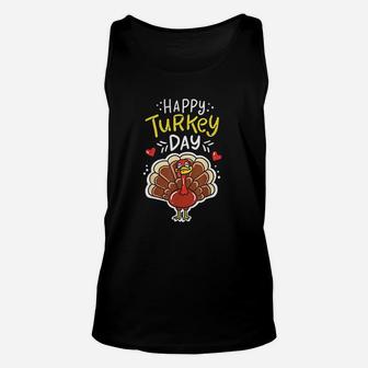 Thanksgiving Happy Turkey Day Holiday Gift Unisex Tank Top - Seseable
