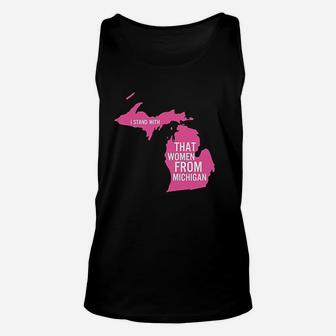 That Woman From Michigan Stand With That Woman From Michigan Unisex Tank Top - Seseable