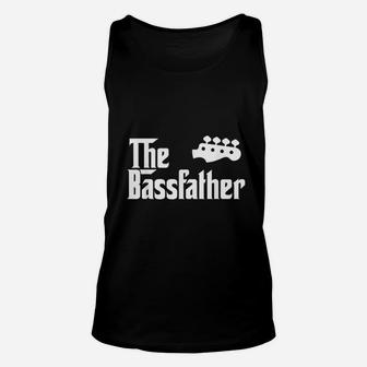 The Bassfather Funny Bass Guitar Gift Unisex Tank Top - Seseable