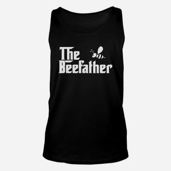 The Bee Father Funny Beekeeper Beekeeping T Shirt Gift Unisex Tank Top - Seseable