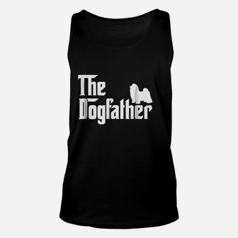 The Dogfather Cute Puppy Unisex Tank Top - Seseable