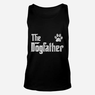 The Dogfather Gift For Dog Dad Gift For Men Best Dog Dad Paw Unisex Tank Top - Seseable