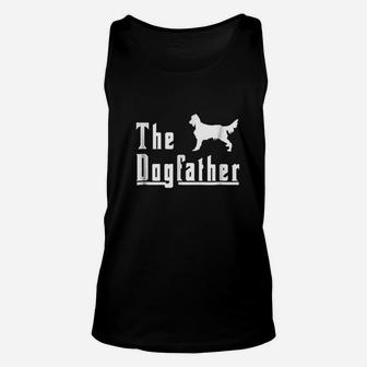 The Dogfather Irish Setter, best christmas gifts for dad Unisex Tank Top - Seseable
