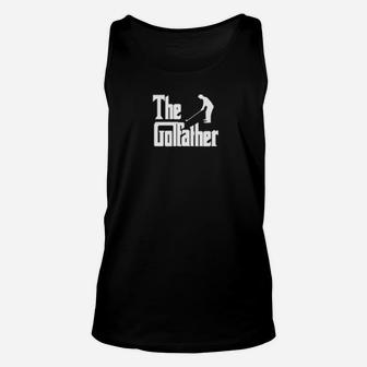The Golffather Funny Father Golf Golfing Father Day Unisex Tank Top - Seseable