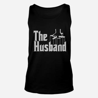The Husband Godfather Funny, dad birthday gifts Unisex Tank Top - Seseable