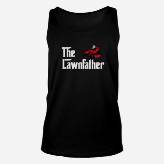 The Lawn Father Funny Zero Turn Mowing Gift Unisex Tank Top - Seseable