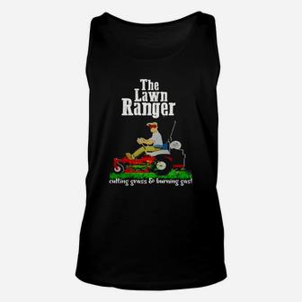 The Lawn Ranger Funny Dad Father Unisex Tank Top - Seseable