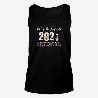 The One Where They Became Super Heroes Nurse Unisex Tank Top - Seseable