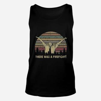 There Was A Firefight Vintage Unisex Tank Top - Seseable