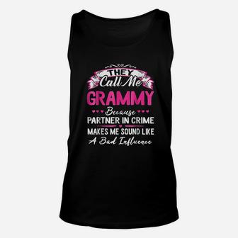 They Call Me Grammy Because Partner In Crime Unisex Tank Top - Seseable