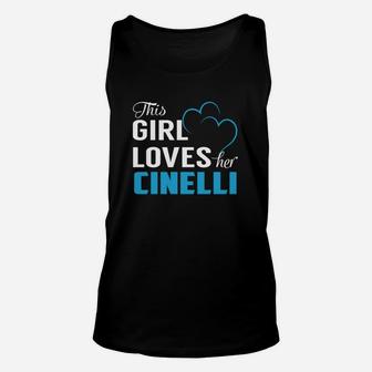 This Girl Loves Her Cinelli Name Shirts Unisex Tank Top - Seseable