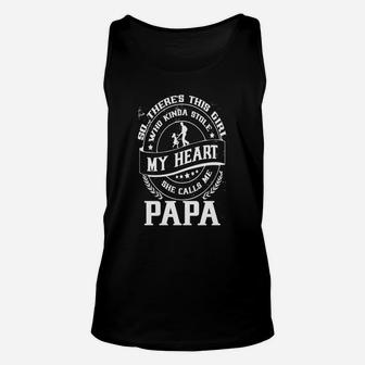This Girl Who Stole My Heart And She Calls Me Papa T Shirt Unisex Tank Top - Seseable
