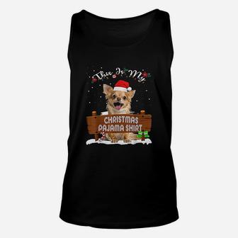 This Is My Christmas Pajama Chihuahua Dog Mom Dad Unisex Tank Top - Seseable