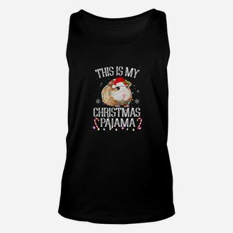 This Is My Christmas Pajama Guinea Pig Unisex Tank Top - Seseable