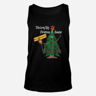 This Is My Ugly Christmas Sweater Funny Holiday Unisex Tank Top - Seseable