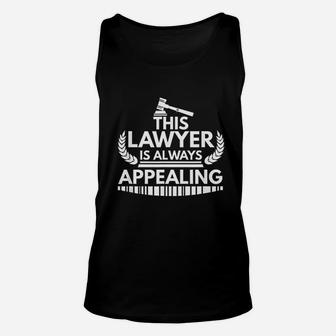 This Lawyer Is Always Appealing Graduation Gift New Attorney Unisex Tank Top - Seseable