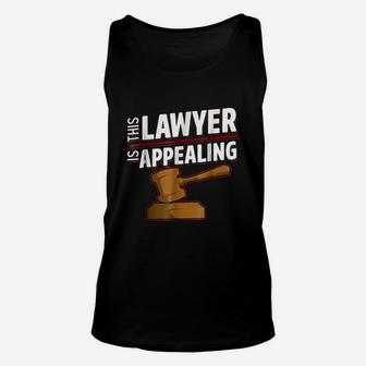 This Lawyer Is Appealing Funny Law Student Attorney Unisex Tank Top - Seseable