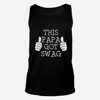 This Papa Got Swag Unisex Tank Top - Seseable