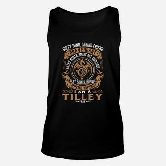 Tilley Brave Heart Dragon Name Unisex Tank Top - Seseable