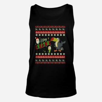 Toucan Ugly Christmas Sweater,toucan Christmas Day,toucan Christmas Eve,toucan Noel Unisex Tank Top - Seseable