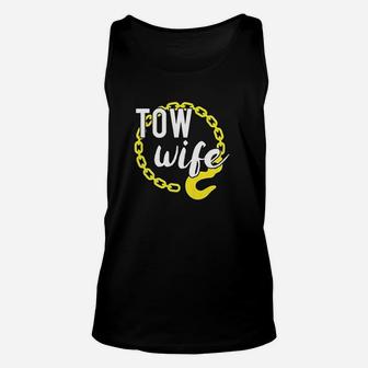 Tow Truck Driver Wife Gift For Repo Truckers Hook Design Unisex Tank Top - Seseable