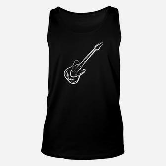 Tribal Electric Guitar T Shirt Rock Blues Country Unisex Tank Top - Seseable
