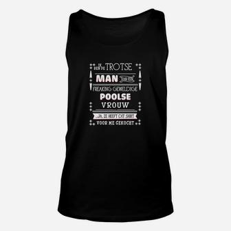 Trotei-Mann-Poolse Vrouw TankTop - Seseable