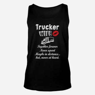 Trucker Wife T-shirt Unisex Tank Top - Seseable