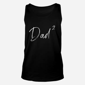Twin Dad Squared Unisex Tank Top - Seseable