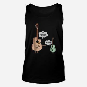 Uke I Am Your Father Ukulele Funny Guitar Music Unisex Tank Top | Seseable UK